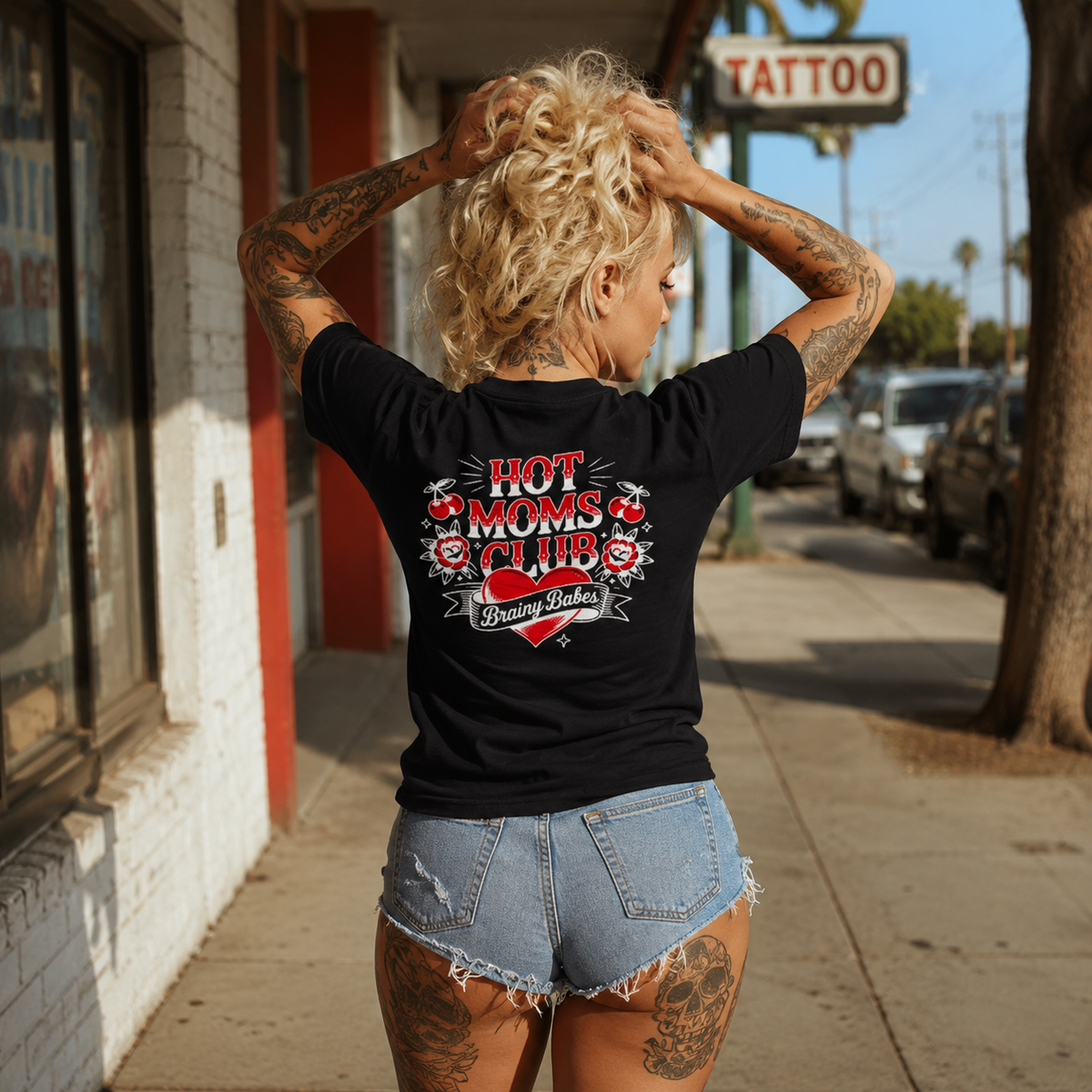 Hot Moms Club Tee