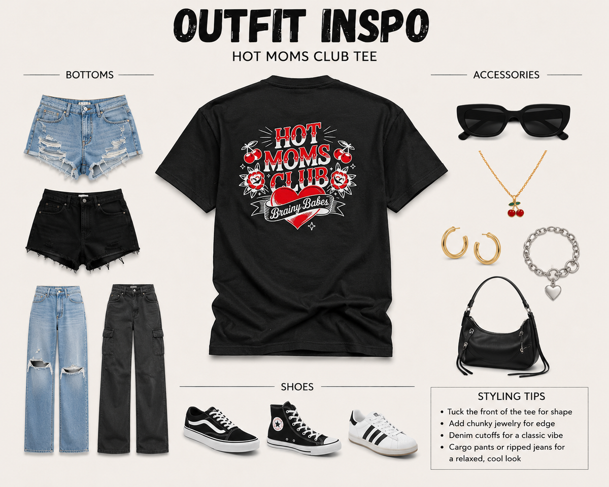 Hot Moms Club Tee